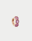 ILEANA MAKRI - Huggie Hoops, Pink Sapphires