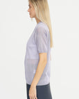 Sheer Knit Top, Lilac