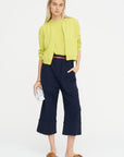 Paperbag Waist Pants, Blackblue