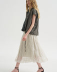 Double Skirt Voile + Tc, Pebble