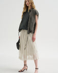Double Skirt Voile + Tc, Pebble