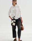 Short Collar Shirt, Milk