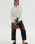 Short Collar Shirt, Milk