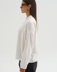 Short Collar Shirt, Milk