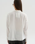 Short Collar Shirt, Milk
