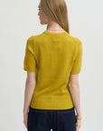 Short Sleeve Sweater, Golden Quince