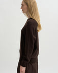 Round-Neck Sweater, Melasse
