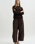 Round-Neck Sweater, Melasse