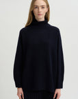 Mockneck Sweater, Deep Night