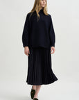 Mockneck Sweater, Deep Night