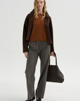 Short Sleeve Sweater, Cinnamon Tea