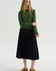 Long Sleeve Sweater, Seaweed Melange