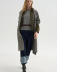 Stripe Sweater, Heather Melange
