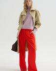Cable Knit Sweater, Lilac Fume