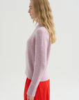 Cable Knit Sweater, Lilac Fume
