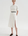 Kieran Dress, Optic White
