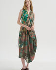 Sleeveless Dress, Print Panel JJJ