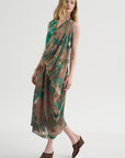 Sleeveless Dress, Print Panel JJJ