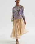 Chiffon Silksweater, Print R
