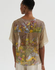 Chiffon T-Shirt, Print E
