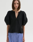 Scupted Bina Top, Black