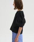 Scupted Bina Top, Black