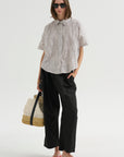 Spa Pleat Pant, Black