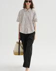 Spa Pleat Pant, Black