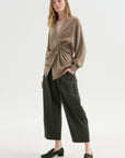 Spa Pleat Pant, Rosin