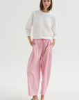 Everyday Pull On Pant, Pink Taffy Stripe