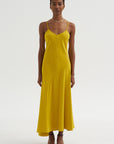 Kasimira - Bias Slip Dress, Goldenrod