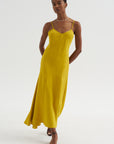 Kasimira - Bias Slip Dress, Goldenrod