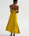 Kasimira - Bias Slip Dress, Goldenrod