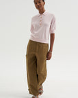 Juna - Mid-Rise Relaxed Cargo Pant, Tobacco