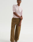 Juna - Mid-Rise Relaxed Cargo Pant, Tobacco