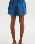 Mar - Stripe Short, Blue Pond
