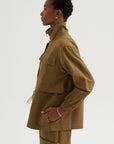 Selva - Long Jacket, Tobacco