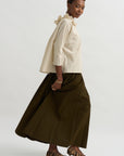 Pleated Skirt, Military