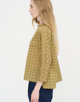 Ruffled Shirt, Olive