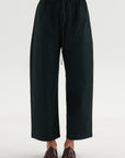 Cotton & Linen Trouser, Bottle Green