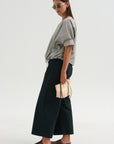 Shirt Printed Cotton, Black Net