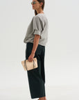 Shirt Printed Cotton, Black Net