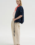 Tech Poplin Trousers, Cappucino