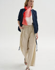 Tech Poplin Trousers, Cappucino