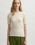 Bergen Short Sleeve Tee, Chalk