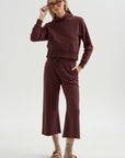 Morris Hoodie With Snaps, Oxblood