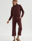 Morris Hoodie With Snaps, Oxblood