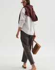 Baltic Barrel Leg Sweatpants, Granite