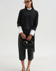 Reeve Culotte With Belt, Charcoal