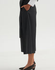 Reeve Culotte With Belt, Charcoal